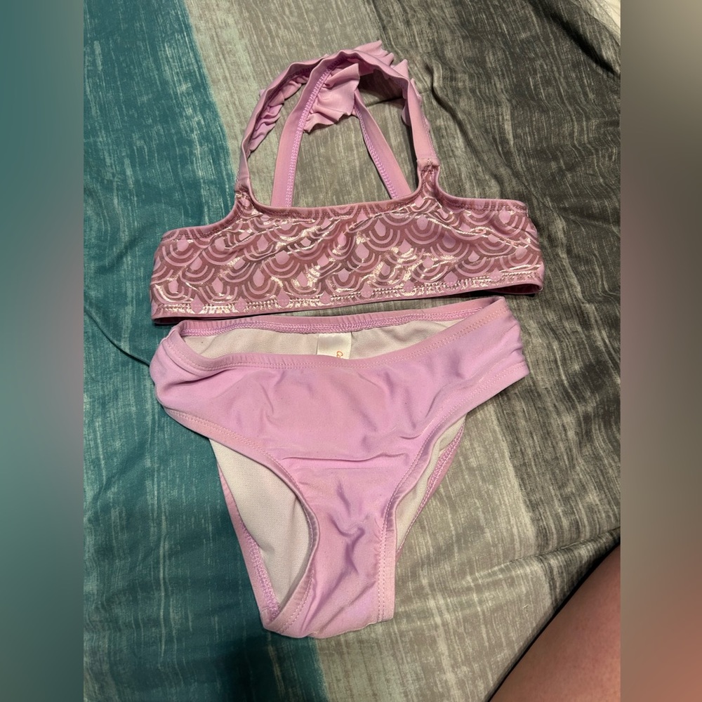 Cat & Jack 6X Purple Bikini